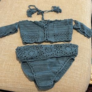 Crochet bikini set